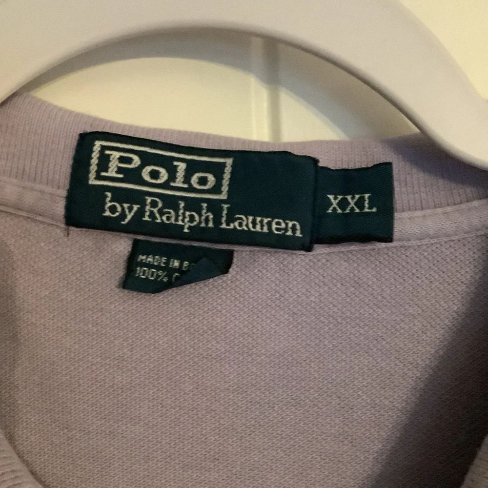 Ralph Lauren Men's Lavender Polo Shirt‎